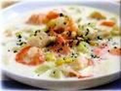Crema  de Langosta, Camarones o Langostinos